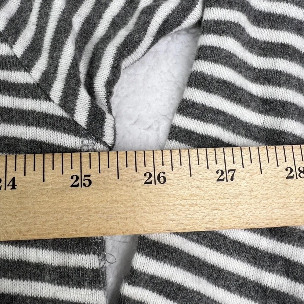 Jack By BB Dakota Top Women's Size Large L Striped Cowl Neck Black White - Picture 7 of 11